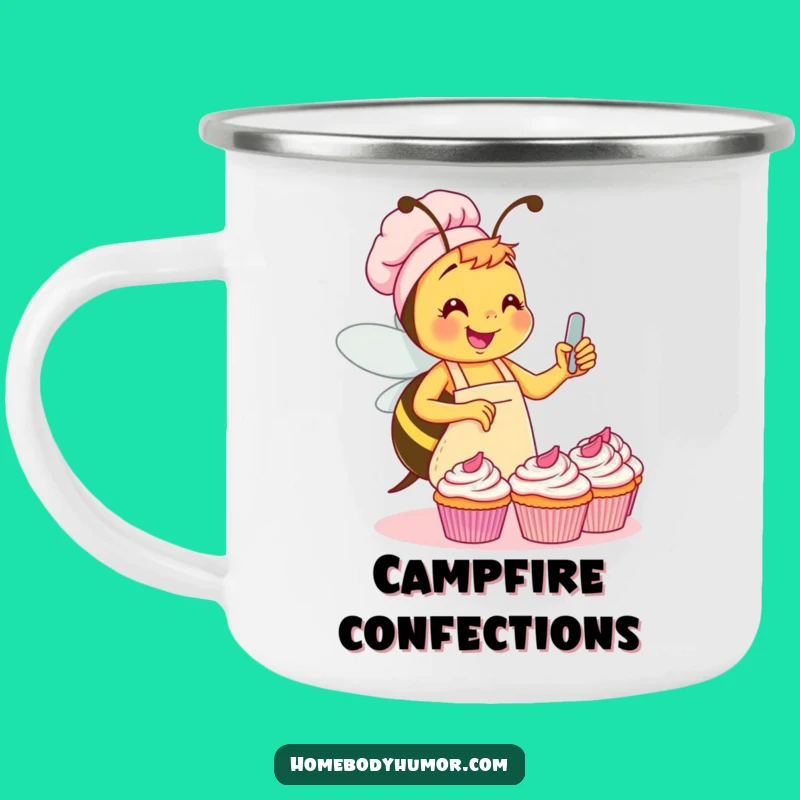 Funny Bee Campfire Mug: Sweeten Your Adventures with Humor