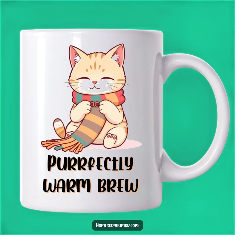 Funny Cat Knitter Mug: Hilarious Gift for Crafters & Cat Lovers!