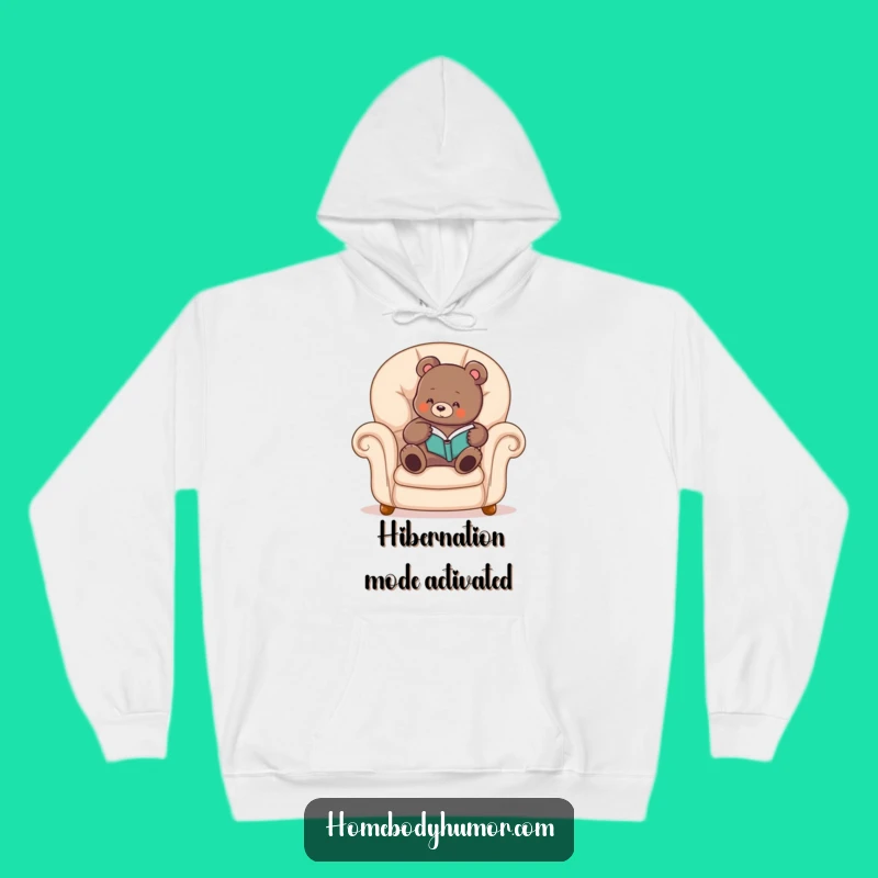 Funny Bear Reading Den Hoodie: Ultimate Comfort for Cozy Hours